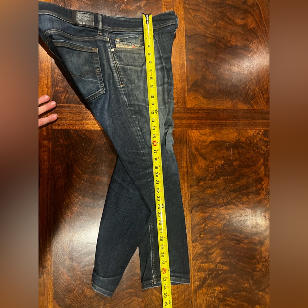 Men's Relaxed Fit Jeans in Dark Blue diesel Industry